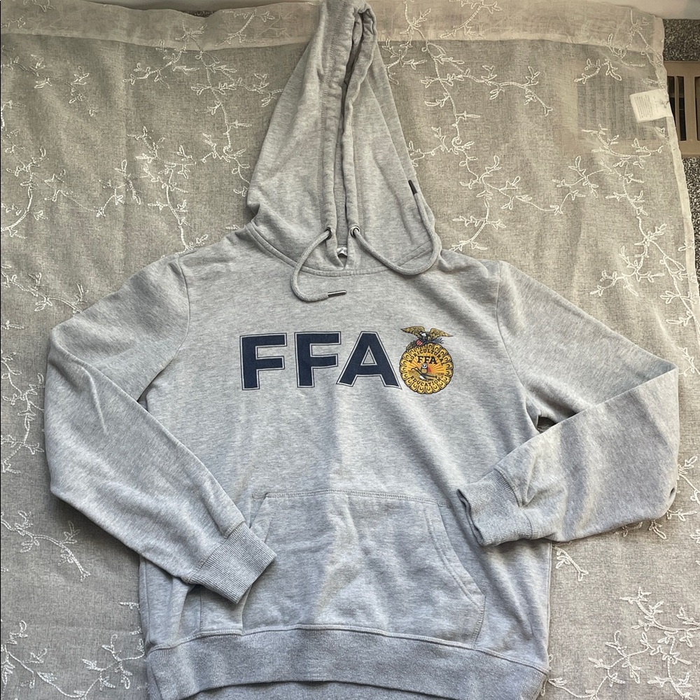 Gray FFA Hoodie with Logo